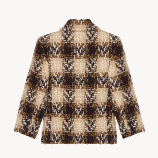Single-Breasted Beige