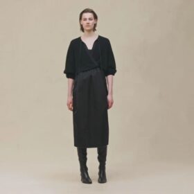 Wrap Cashmere Schwarz