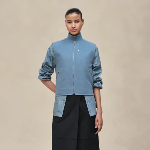 Sleeveless Blau