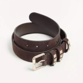 Rockstud Suede Ebenholz 3 cm