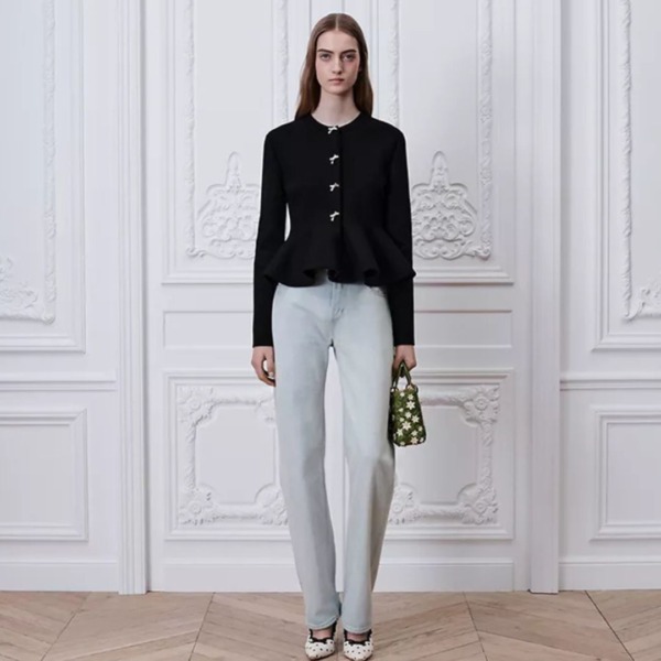 Wool-Blend Knit Schwarz