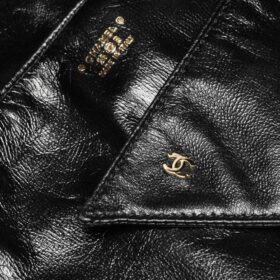 Lambskin Schwarz/Gold