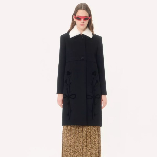 Embroidered Schwarz/Weiß