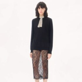 Embroidered Schwarz