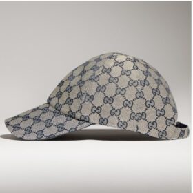 Cotton Canvas Baseball Beige/Blau