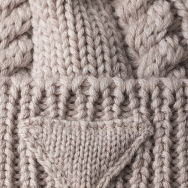Wool Beanie Wüstenbeige