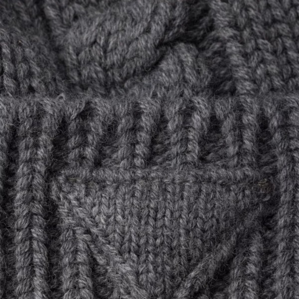 Wool Beanie Grau