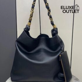 Smooth Leather Schwarz 38 cm