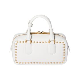 Arcadie Studded Leather Weiß 10.5 cm