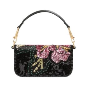 Small Embroidered Schwarz 5 cm