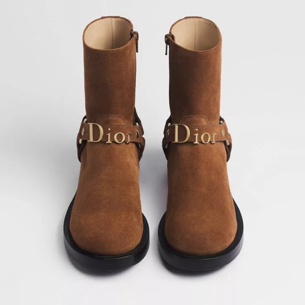 Suede Calfskin Cognacbraun