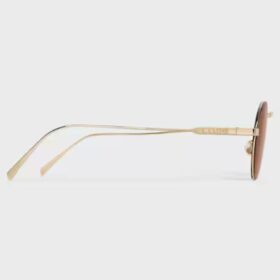 Metal Frame Hellgold/Braun