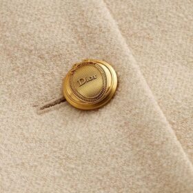 Wool-Blend Boucle Knit Beige