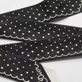 Silk Twill Schwarz/Weiß