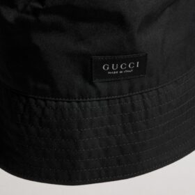 Cotton Canvas Bucket Schwarz
