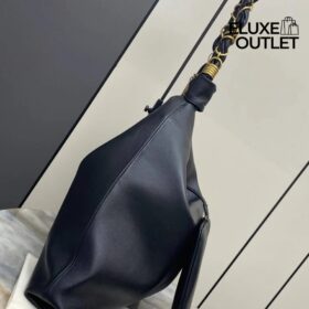 Smooth Leather Schwarz 38 cm