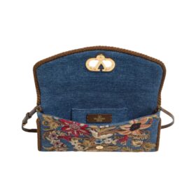 Small Embroidered Blau 3 cm