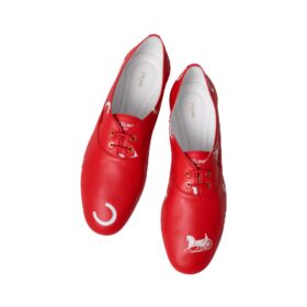 Lace-Up Rot/Weiß