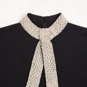 Embroidered Schwarz