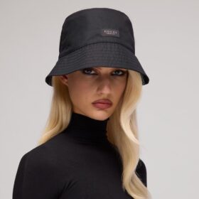 Cotton Canvas Bucket Schwarz