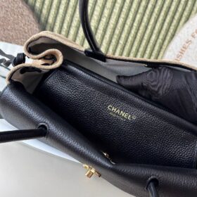 Small Tote Wildleder/Schwarz 31 cm