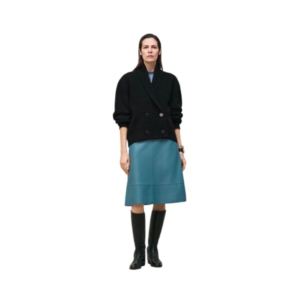 Cashmere Buttoned Schwarz