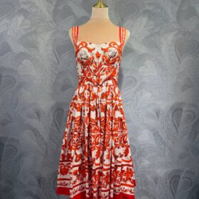 Popeline Mit Majolika-Print