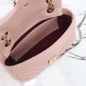 GG Marmont Schultertasche Hellrosa 22 cm
