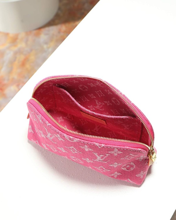 Kosmetiktäschchen PM Denim-Fuchsia 19 cm