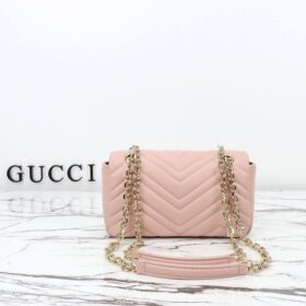GG Marmont Schultertasche Hellrosa 22 cm