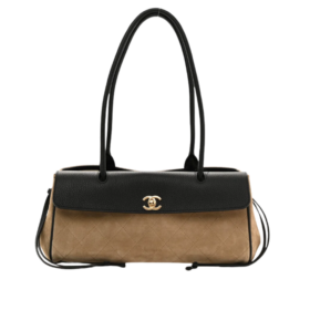 Small Tote Wildleder/Schwarz 31 cm