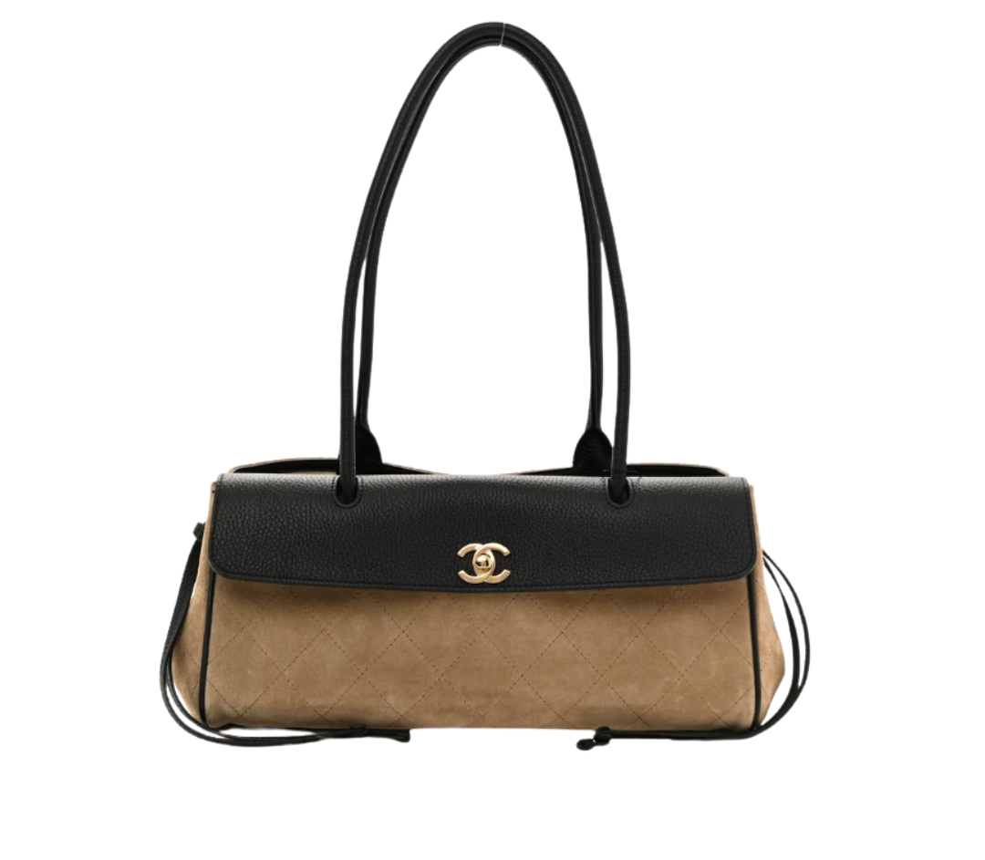 Small Tote Wildleder/Schwarz 31 cm