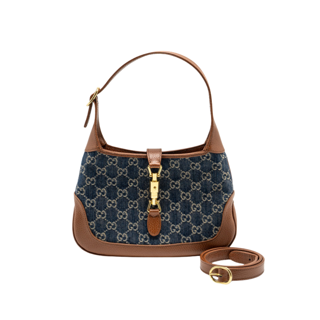 Jackie Denim Blau/Braun 28 cm