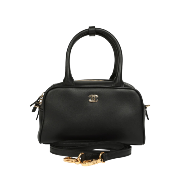 Mini-Bowlingtasche Schwarz 20.5 cm