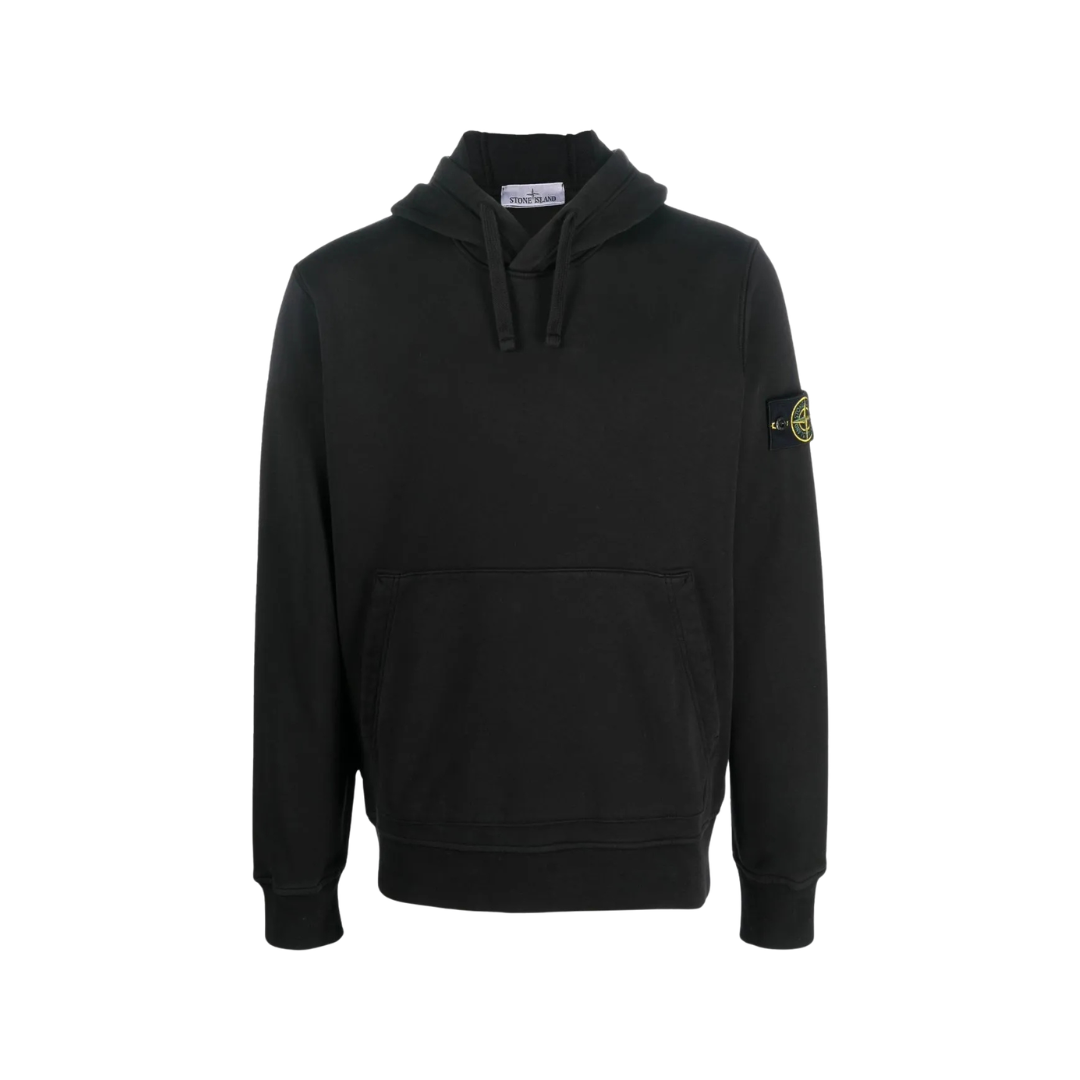 Core Fleece-Kapuzenpullover Schwarz