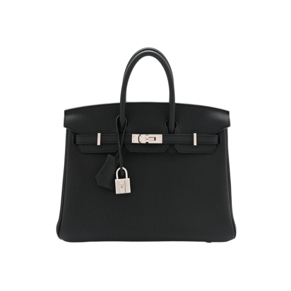 Birkin Black Epsom 30 Silberne