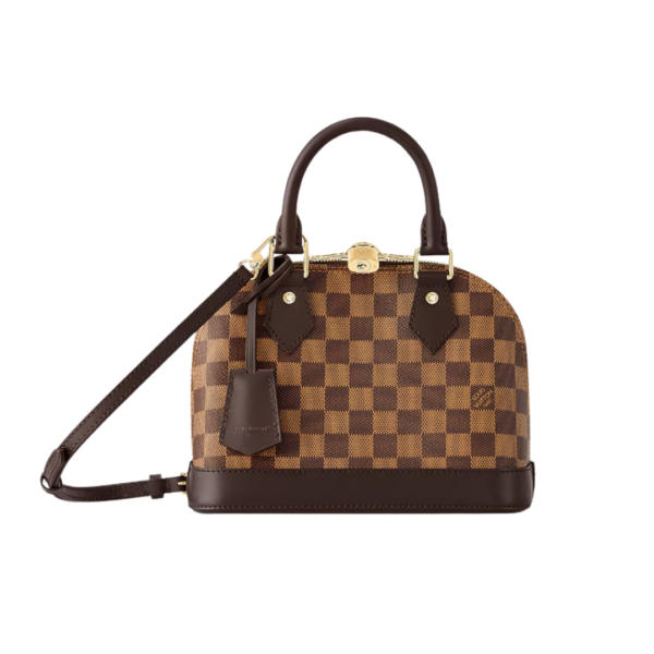 Alma BB Damier Ebene Canvas 23 cm