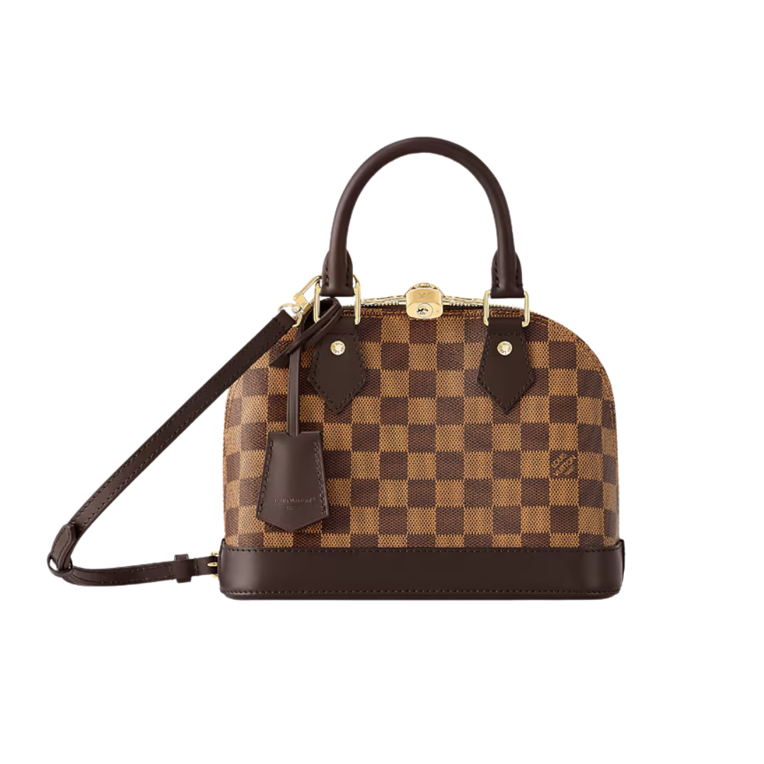 Alma BB Damier Ebene Canvas 23 cm