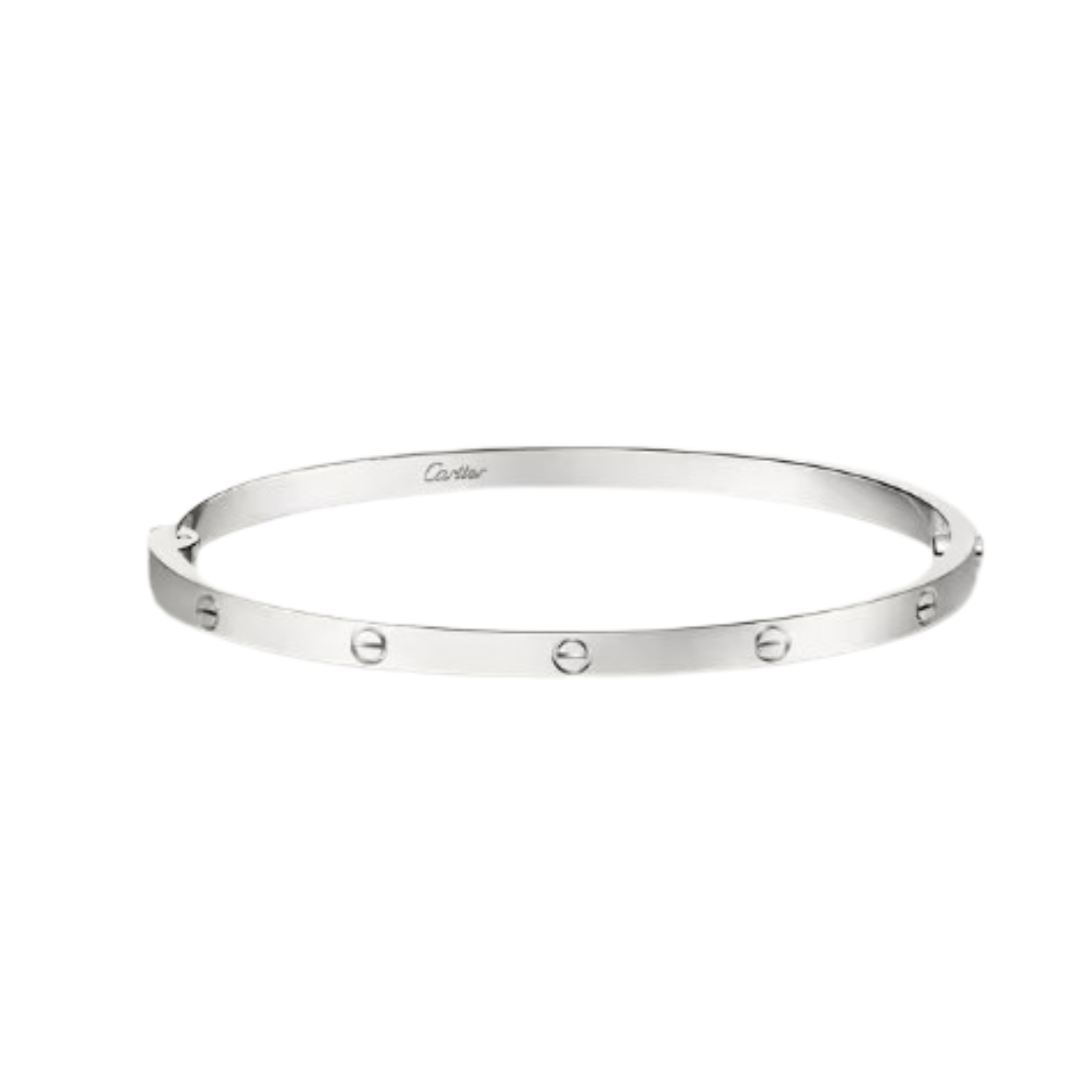 Love Armreif Weißgold 3.6 mm