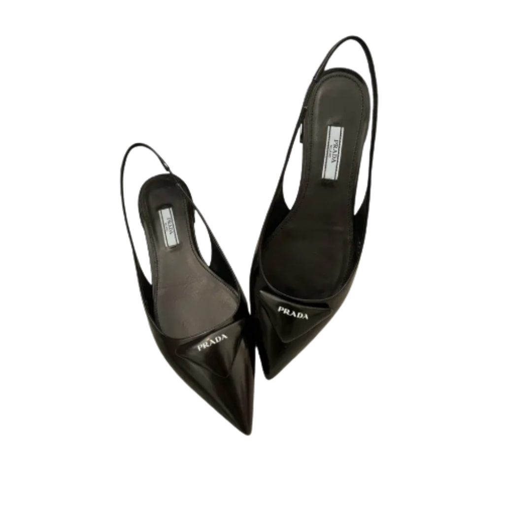 Slingback Schwarz