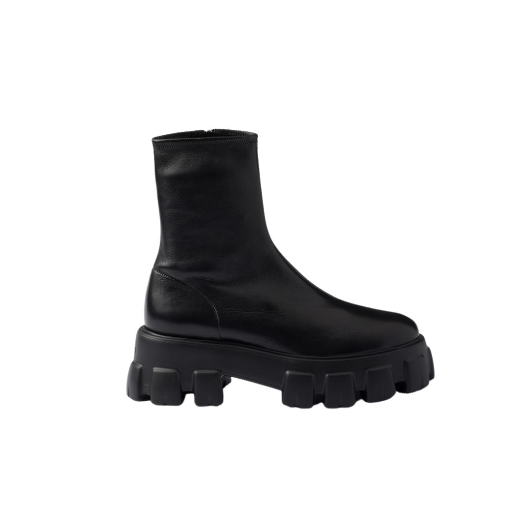 Monolith Stretch Nappaleder Schwarz