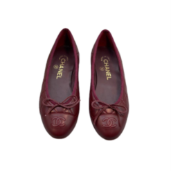 Ballerinas – Lammleder Burgund
