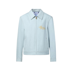 Blouson im Workwear-Stil aus Denim mit gestickter Signatur