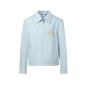 Blouson im Workwear-Stil aus Denim mit gestickter Signatur