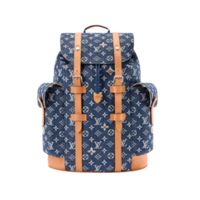 Christopher MM Rucksack Denim Blau 38 cm