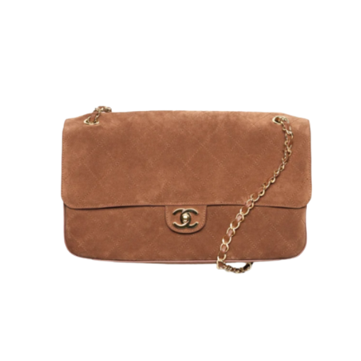 Maxi Flap Tasche Camel 32 cm