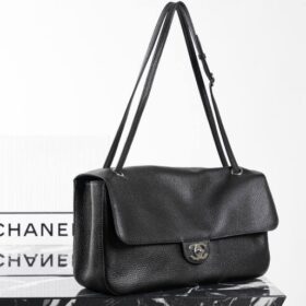 Maxi Flap Schwarz/Silber 32 cm