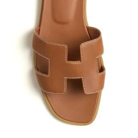 Oran Sandalen Weiß/Braun