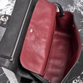 Maxi Flap Schwarz/Silber 32 cm
