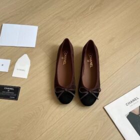 Velvet Ballerinas Dunkelbraun